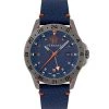 Versace Sport Tech GMT Stainless Steel Leather Watch For Men