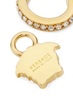 Versace Medusa Goldtone & Strass Crystal Hoop Earrings -Versace Online Shop unnamed file 790