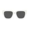 Versace 53MM Square Sunglasses White