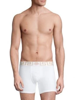 Versace 2-Pack Trunk Boxer Briefs For Men White -Versace Online Shop unnamed file 85