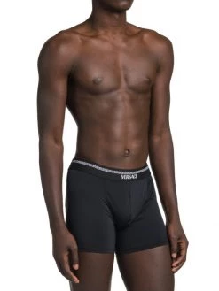 Versace Microfiber Logo Boxer Briefs For Men -Versace Online Shop unnamed file 885