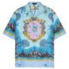 Versace Seashell Silk Shirt For Men