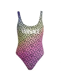 Versace Greca Signature One-Piece Swimsuit