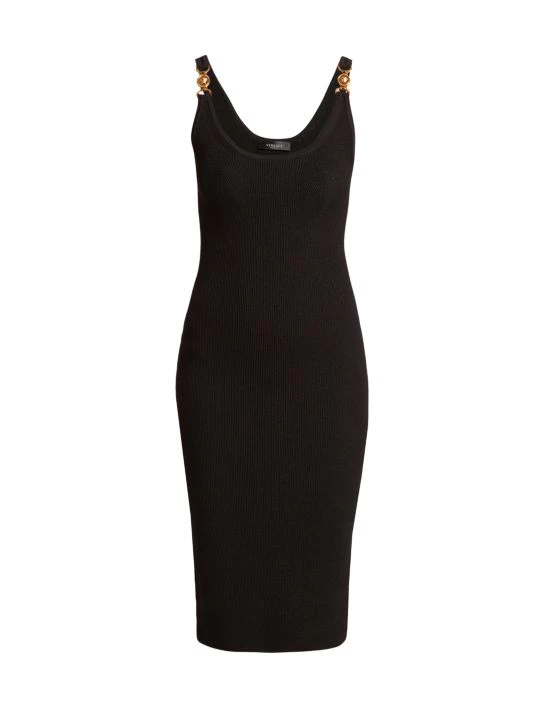 Versace Jersey Rib-Knit Bodycon Dress 1 Versace Jersey Rib-Knit Bodycon Dress
