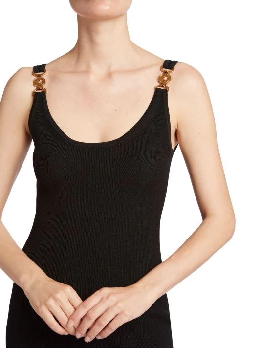 Versace Jersey Rib-Knit Bodycon Dress 6 Versace Jersey Rib-Knit Bodycon Dress - Image 6