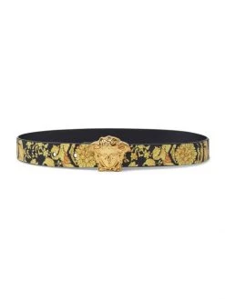 Versace Youth Reversible Printed Belt For Kids
