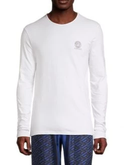 Versace Logo Crewneck Undershirt For Men -Versace Online Shop unnamed file 935