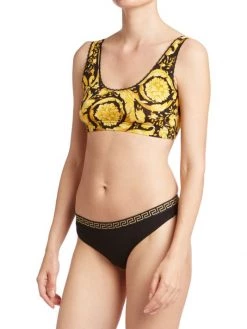 Versace Medallion Print Crop Top -Versace Online Shop unnamed file 946