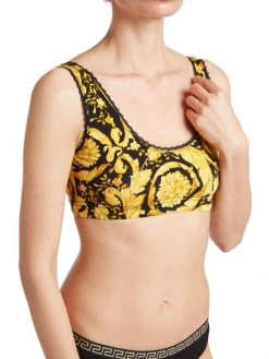 Versace Medallion Print Crop Top -Versace Online Shop unnamed file 948