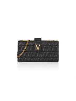 Versace Virtus Quilted Leather Mini Bag