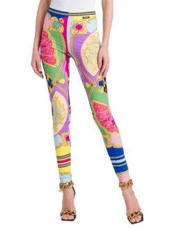 Versace Barocco Print Leggings -Versace Online Shop unnamed file 986